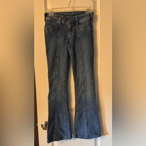 GAP Women's Flare Jeans in Blue Size 00R/24